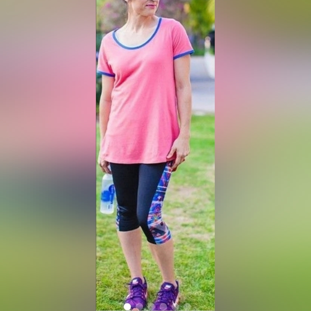 LuLaRoe Jade capri active Leggings Sz Xs